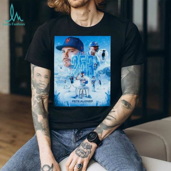 Original Pete Alonso New York Mets All Time Home Run Leader 253 Hr Shirt