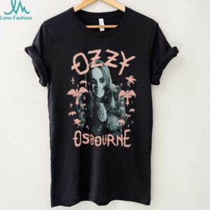 Ozzy Osbourne Pink Bats Portrait T Shirt