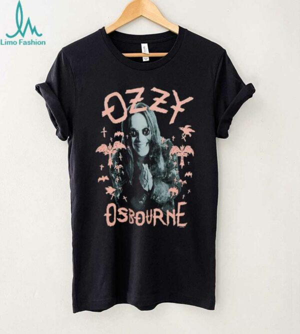 Ozzy Osbourne Pink Bats Portrait T Shirt