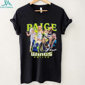 Paige Bueckers Dallas Wings WNBA All Star collage signature shirt