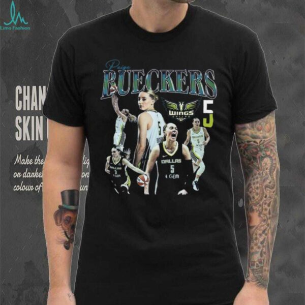 Paige Bueckers original halftone basketball shirt