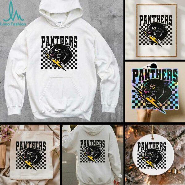 Panther Mascot School Vintage Distressed Panthers Shirt