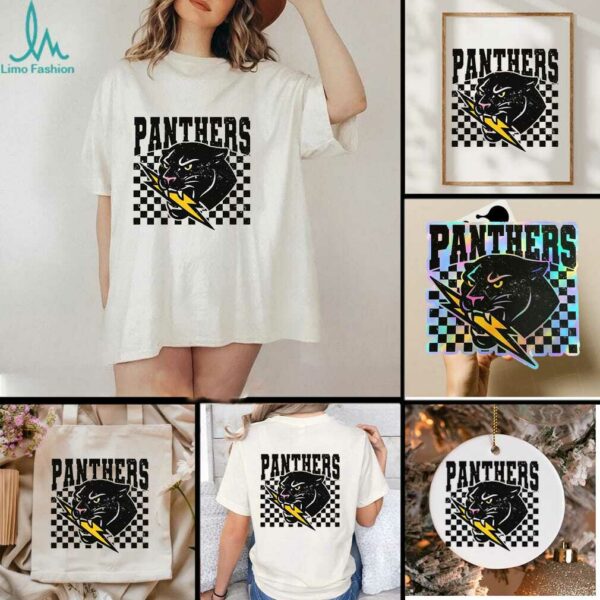 Panther Mascot School Vintage Distressed Panthers Shirt