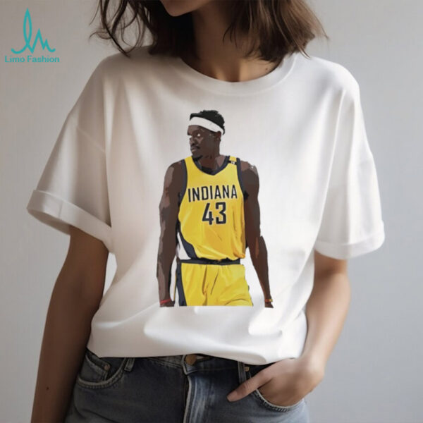 Pascal Siakam no.43 Indiana Pacers graphic shirt