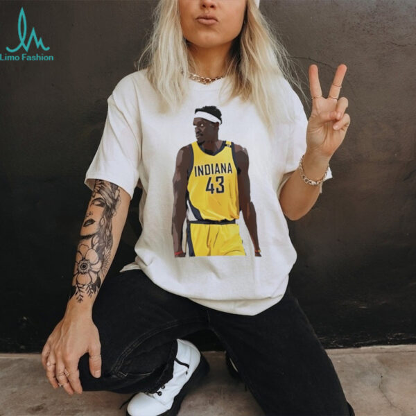 Pascal Siakam no.43 Indiana Pacers graphic shirt