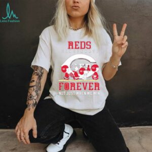 Peanuts Characters x Cincinnati Reds forever not just when we win shirt
