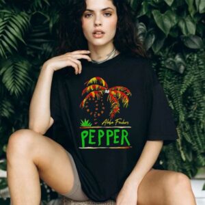 Pepper twisted palm aloha fuckers shirt