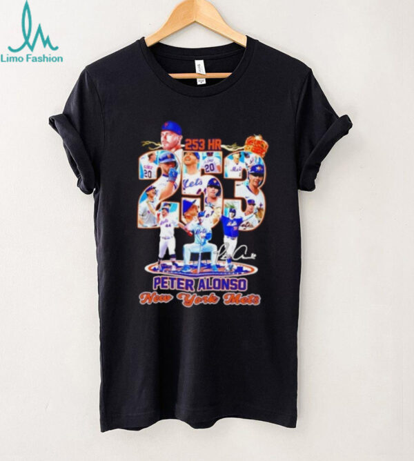 Pete Alonso 253 HR New York Mets Signature shirt