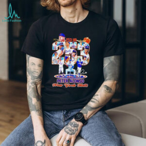 Pete Alonso 253 HR New York Mets Signature shirt