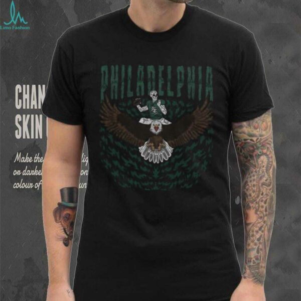 Philadelphia Football Skull Vintage Shirt