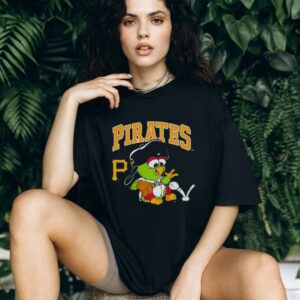 Pittsburgh Pirates Parrot Mascot Baseball T Shirt