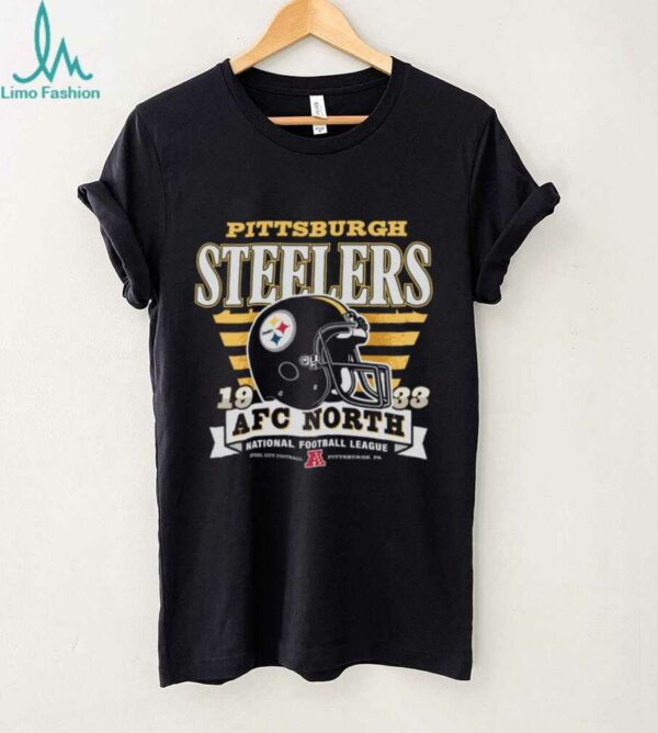 Pittsburgh Steelers Stripe Splash Franklin Throwback T Shirt