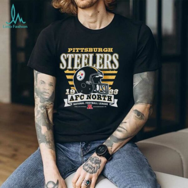 Pittsburgh Steelers Stripe Splash Franklin Throwback T Shirt
