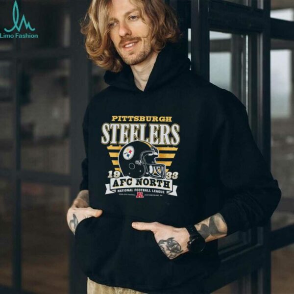 Pittsburgh Steelers Stripe Splash Franklin Throwback T Shirt