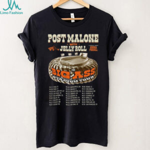 Post Malone Jelly Roll Tour Big Ass Stadium Tour Country Concert T Shirt