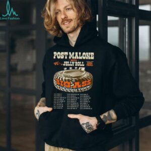 Post Malone Jelly Roll Tour Big Ass Stadium Tour Country Concert T Shirt