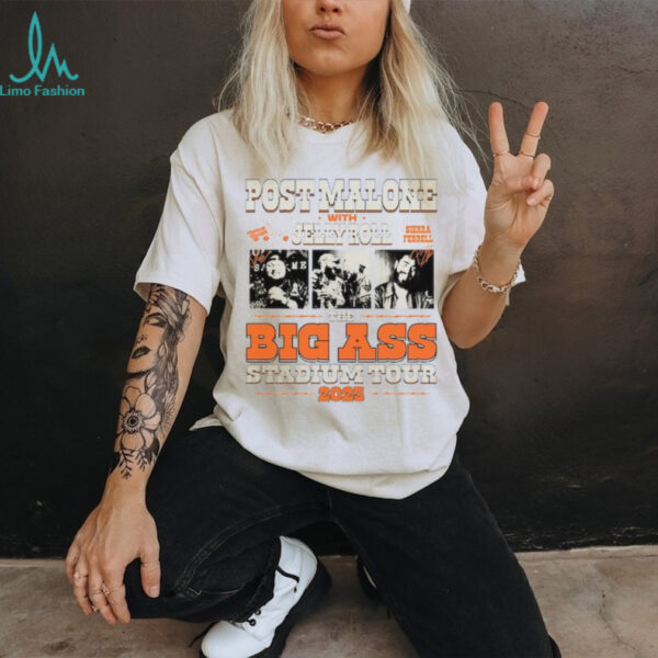 Post Malone Jelly Roll Tour Big Ass Stadium Tour Shirt