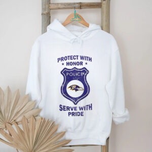 Protect with honor serve with Pride Baltimore Ravens shirt