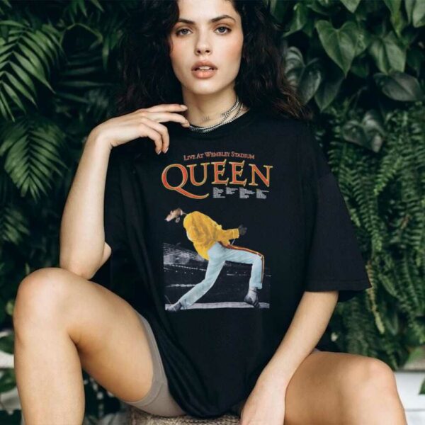 Queen Live At Wembley Stadium T Shirt