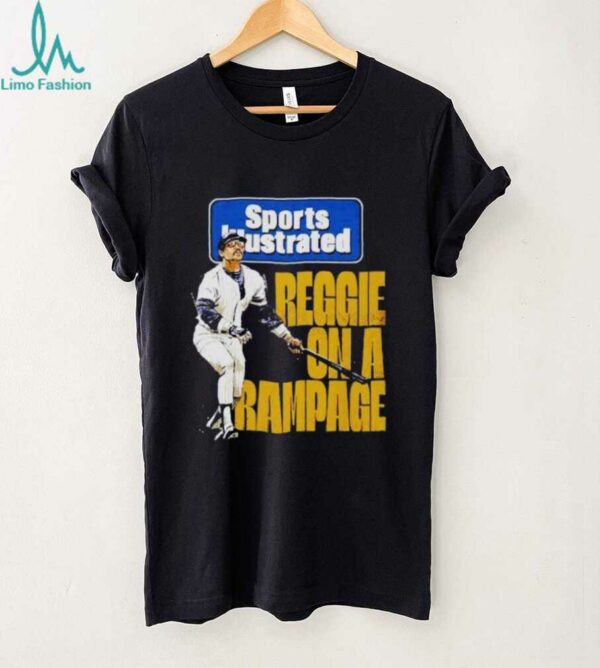 Reggie Jackson Sports Illustrated and New York Yankees Rampage shirt
