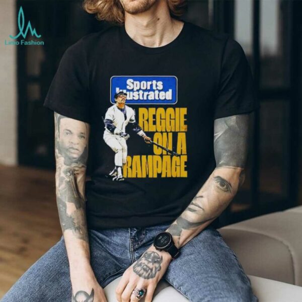 Reggie Jackson Sports Illustrated and New York Yankees Rampage shirt
