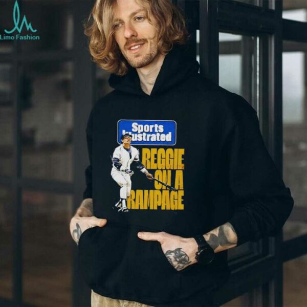 Reggie Jackson Sports Illustrated and New York Yankees Rampage shirt