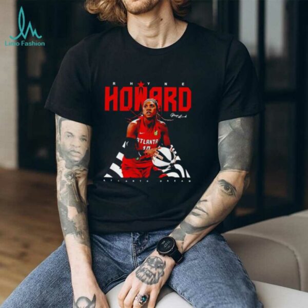 Rhyne Howard post moves Atlanta Dream signature shirt