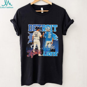 Riley Greene Detroit Tigers X Jared Goff Detroit Lions Star Power shirt