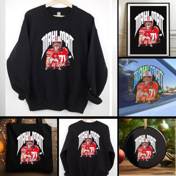 Riley Mahlman Wisconsin Badgers football player signature shirt