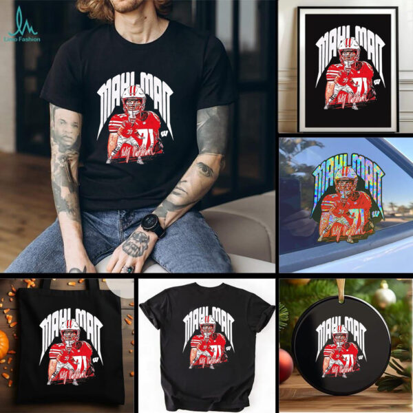 Riley Mahlman Wisconsin Badgers football player signature shirt