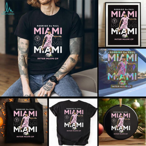 Rodrigo De Paul Inter Miami CF kicking shirt