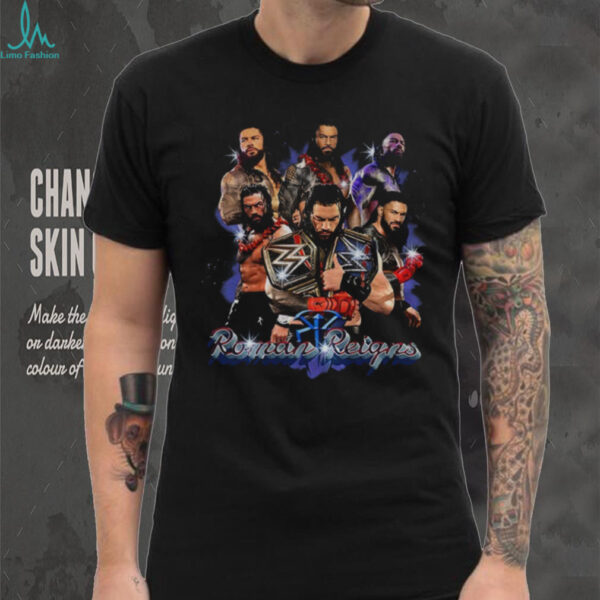 Roman Reigns Wrestling SmackDown WWE graphic shirt