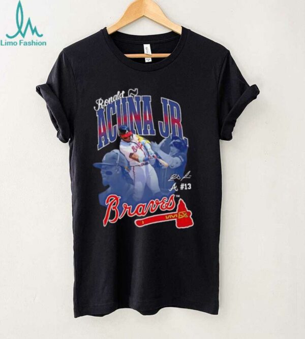 Ronald Acuna Jr triple player Atlanta Braves shirt