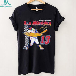 Ronald Acuña Jr. La Bestia Atlanta Braves Baseball signature shirt