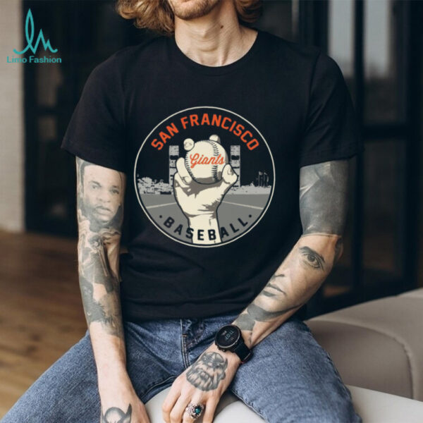 SF Baseball Pitch Grip Kids Shirt
