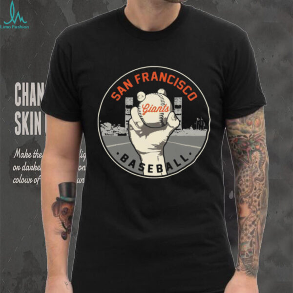 SF Baseball Pitch Grip Kids Shirt