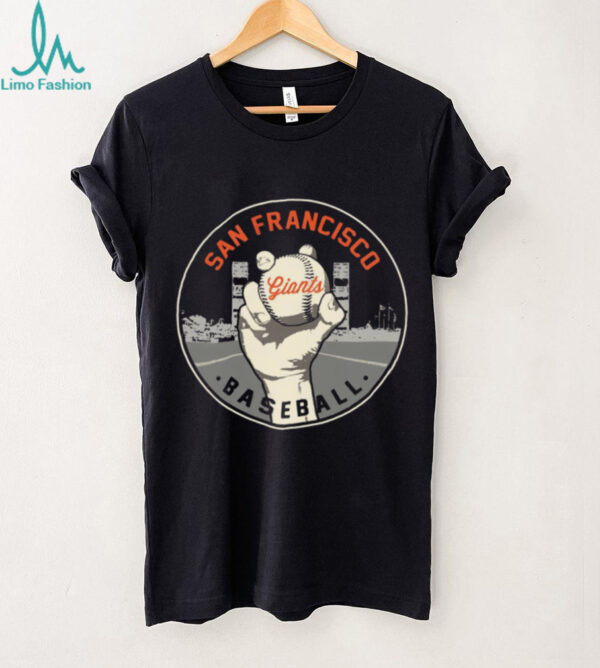 SF Baseball Pitch Grip Kids Shirt