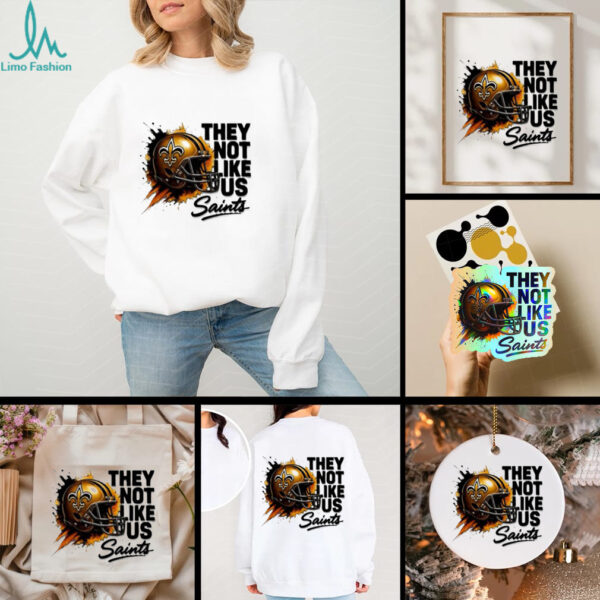 Saints Helmet They Not Like Us shirt