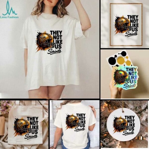 Saints Helmet They Not Like Us shirt