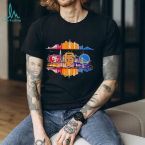 San Francisco 49ers San Francisco Giants Golden State Warriors Skyline City Logo shirt