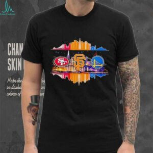 San Francisco 49ers San Francisco Giants Golden State Warriors Skyline City Logo shirt
