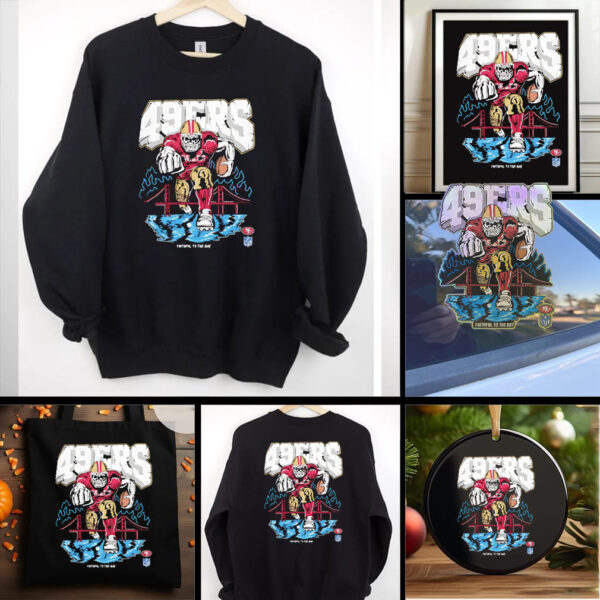 San Francisco 49ers X Skeleton Player Faithful To The Bay Vintage shirt