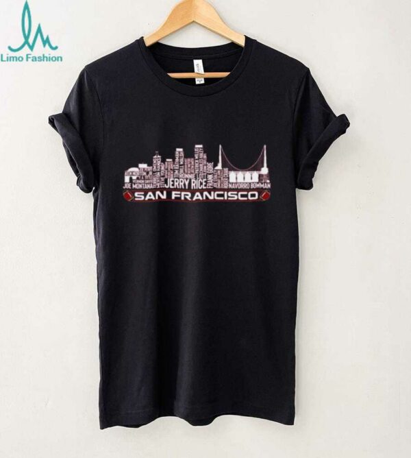 San Francisco Football Greatest Of All Time Team Legends Shirt