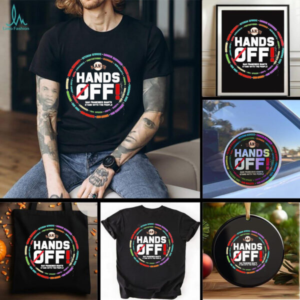 San Francisco Giants Logo Hands Off Seattle Mariners Stand With The People Shirt