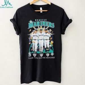 Seattle Mariners Griffey Martinez and Ichiro thank you for the memories signature shirt