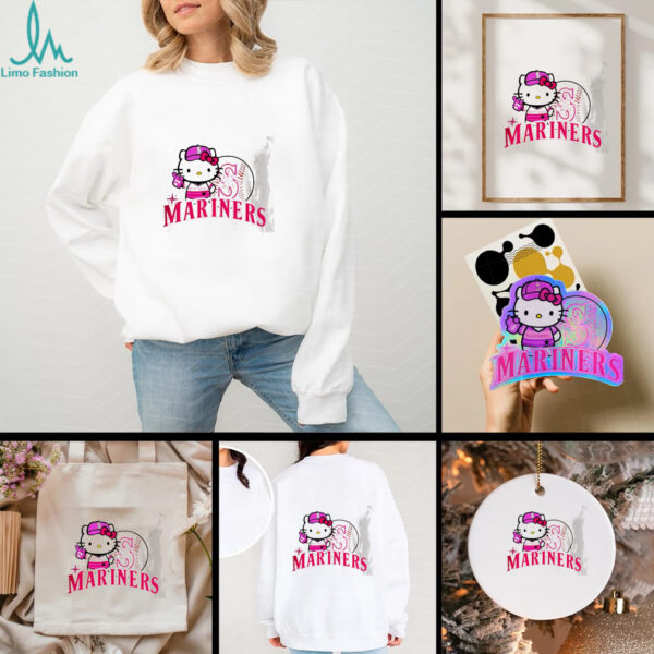 Seattle Mariners Hello Kitty 2025 Baseball shirt
