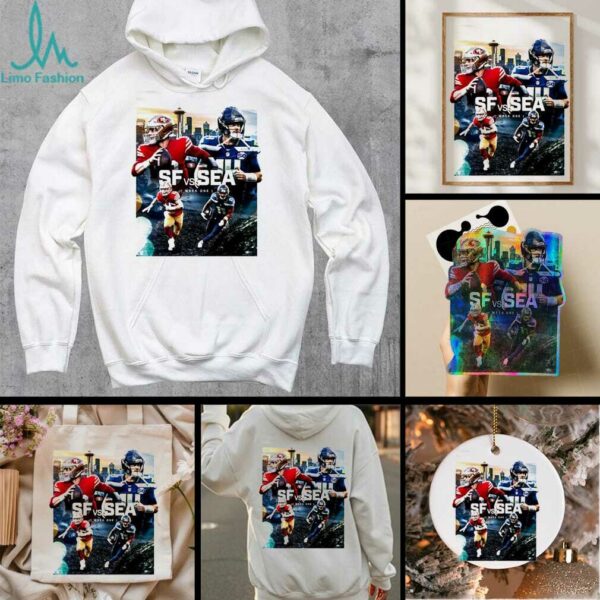 Seattle Seahawks and San Francisco 49ers Week 1 matchup graphic shirt