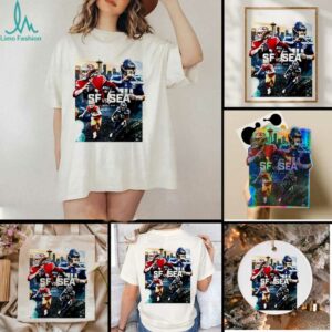 Seattle Seahawks and San Francisco 49ers Week 1 matchup graphic shirt