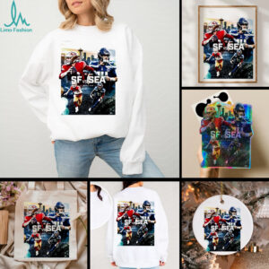 Seattle Seahawks and San Francisco 49ers Week 1 matchup graphic shirt