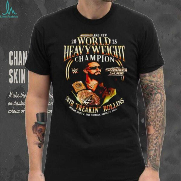 Seth Rollins 2025 World Heavyweight Champion shirt